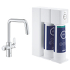 GROHE Blue pure eurosmart U-uitloop RO+ filter starterkit chroom SW862681