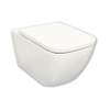 Royal Plaza Brevis Toiletset - 52.5cm - hangend - spoelrandloos - diepspoel - met zitting - softclose - quick release - wit SW1122428