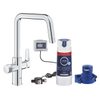 Grohe Blue pure start keukenmengkraan met filterfunctie C-uitloop chroom SW878200