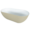 Royal Plaza Kolor Vico bad vrijstaand 170x78cm m/afvoer mat wit/zand SW862477