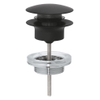 Grohe afvoergarnituur push-up phantom black SW901517