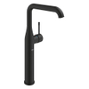 Grohe Essence New 1-gats wastafelkraan xl-size m. gladde body voorsprong 17.9cm phantom black SW901406
