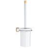GROHE Grandera Toiletborstelhouder - wandmontage - vierkant - open - chroom/goud SW930093