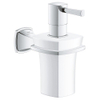 GROHE Grandera Zeepdispenser - 110ml - met houder - wandmontage - chroom/wit SW930174
