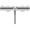 Duravit Wave Badthermostaat - omstel - koppelingen - HOH=15cm - chroom glans SW962407