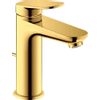 Duravit Wave Wastafelmengkraan - m-size - eengreeps - met waste - voorsprong 12.2cm - goud gepolijst SW997931