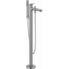 Duravit Wave Badmengkraan - vrijstaand - 2 functies - voorsprong 22.5cm - eengreeps - RVS geborsteld SW997649