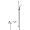 Grohe Grohtherm 800 comfortset 150mm met koppelingen 90cm chroom SW999093
