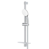 GROHE Tempesta 110 Glijstangset - 60cm - ronde handdouche - 3 straalsoorten - gladde doucheslang - met zeephouder - chroom SW999081