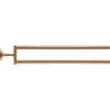 Duravit Starck T Handdoekhouder - 2 stangen - 46.5cm - draaibaar - brons geborsteld SW962043