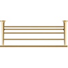 Duravit Starck T Handdoekhouder - 4 rijen - 61cm - goud gepolijst SW997655