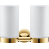 Duravit Starck T Tandenborstelhouder - dubbel - matglas - goud gepolijst SW997764