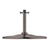 GROHE Rainshower Mono 310 Hoofddouche - 31cm - 1 straalsoort - plafondarm 14.2cm - hard graphite SW1077246