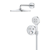 GROHE Grohtherm Smartcontol Perfect Mono Doucheset - inbouw thermostaat - hoofdoucheset - 31cm - chroom SW1077213
