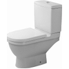 Duravit Philippe Starck 3 duoblokpot diepspoel PK zonder reservoir met Wondergliss wit 0314390