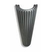 Vasco Carre Halfrond CR O designradiator halfrond verticaal 350x1800mm 1528 watt antraciet 7240522