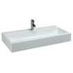 Laufen Living City opzetwastafel 100x46x15.5cm 1 kraangat met overloop keramiek wit GA56217