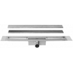 Easydrain Compact TAF afvoergoot enkele plaat 110cm 50mm met Zero design rooster RVS 2301817