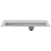 Easy Drain Multi TAF wall douchegoot enkele plaat 120cm met zero/tegel design rooster 2302677