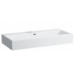 Laufen Living City wastafel 100x46x15.5cm zonder kraangat met overloop keramiek wit 0081297