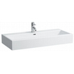 Laufen Living City wastafel 100x46x15.5cm 1 kraangat met overloop keramiek wit 0081294