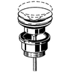 Viega Visign V1 afvoerplug universeel met kliksluiting chroom 0500129