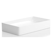 Laufen Living Square waskom 60x34x10cm zonder kraangat zonder overloop SaphirKeramik wit GA78113