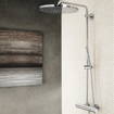 GROHE Rainshower Cosmopolitan Regendoucheset Opbouw - hoofddouche Ø40cm - handdouche sena - thermostatisch - chroom 0467936