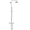 GROHE Rainshower Cosmopolitan Regendoucheset Opbouw - hoofddouche Ø40cm - handdouche sena - thermostatisch - chroom 0467936