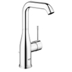 GROHE Essence New Wastafelkraan Opbouw - uitloop 12.7cm - L size - hoge draaibare uitloop - met trekwaste - EcoJoy - chroom 0442576
