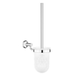 GROHE Essentials Authentic Toiletborstelhouder - wandmontage - rond - gesloten - chroom SW74551