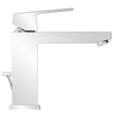 GROHE Eurocube waterbesparende wastafelkraan medium met waste 28mm met temperatuurbegrenzer chroom 0442041