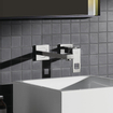 Grohe Eurocube afbouwdeel voor 2 gats inbouw wandkraan M size met uitloop 23cm chroom TWEEDEKANS OUT11171