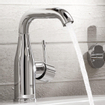 GROHE Essence New Wastafelkraan Opbouw - uitloop 11.4cm M size hoge draaibare uitloop waste chroom SHOWROOMMODEL SHOW22271