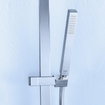 GROHE Cube Regendoucheset Opbouw - hoofddouche 23cm - handdouche staaf - thermostatisch - chroom 0442363