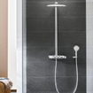 GROHE Rainshower Duo 360 Hoofddouche - 36.1x22cm - 2 straalsoorten - wandarm 45cm - chroom SW29039