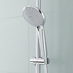 GROHE Euphoria 110 Duo Glijstangset - 60cm - ronde handdouche - 2 straalsoorten - gladde doucheslang - met zeepschaal - chroom 0441969