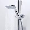 GROHE Euphoria 110 Champagne Glijstangset - 60cm - ronde handdouche - 3 straalsoorten - gladde doucheslang - met zeepschaal - chroom 0441971