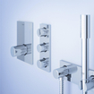 GROHE Grohtherm F afbouwdeel voor 3 functies omstelkraan verticaal of horizontaal chroom 0437914