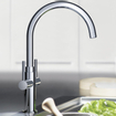 GROHE Ambi Keukenkraan - hoog - chroom 0437919