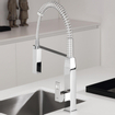 GROHE Eurocube Keukenkraan - 2 straalsoorten - met profesionele handdouche - chroom 0438105