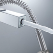 GROHE Eurocube Keukenkraan - 2 straalsoorten - met profesionele handdouche - chroom 0438105