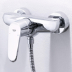 GROHE Eurodisc Cosmopolitan douchekraan met koppelingen chroom 0437710