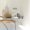 GROHE Eurostyle Cosmopolitan badkraan met omstel en koppelingen chroom 0437764