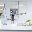 GROHE Eurodisc Cosmopolitan Keukenkraan - laag - chroom 0430421