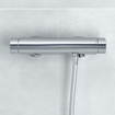 GROHE Grohtherm 2000 douchekraan thermostatisch met glijstang 60cm en cosmopolitan handdouche massage chroom 0102548