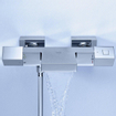 GROHE Cube badkraan thermostatisch met omstel en koppelingen chroom 0442352