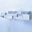 GROHE Cube badkraan thermostatisch met omstel en koppelingen chroom 0442352