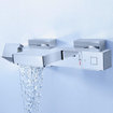 GROHE Cube badkraan thermostatisch met omstel en koppelingen chroom 0442352