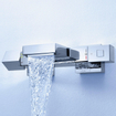 GROHE Cube badkraan thermostatisch met omstel en koppelingen chroom 0442352
